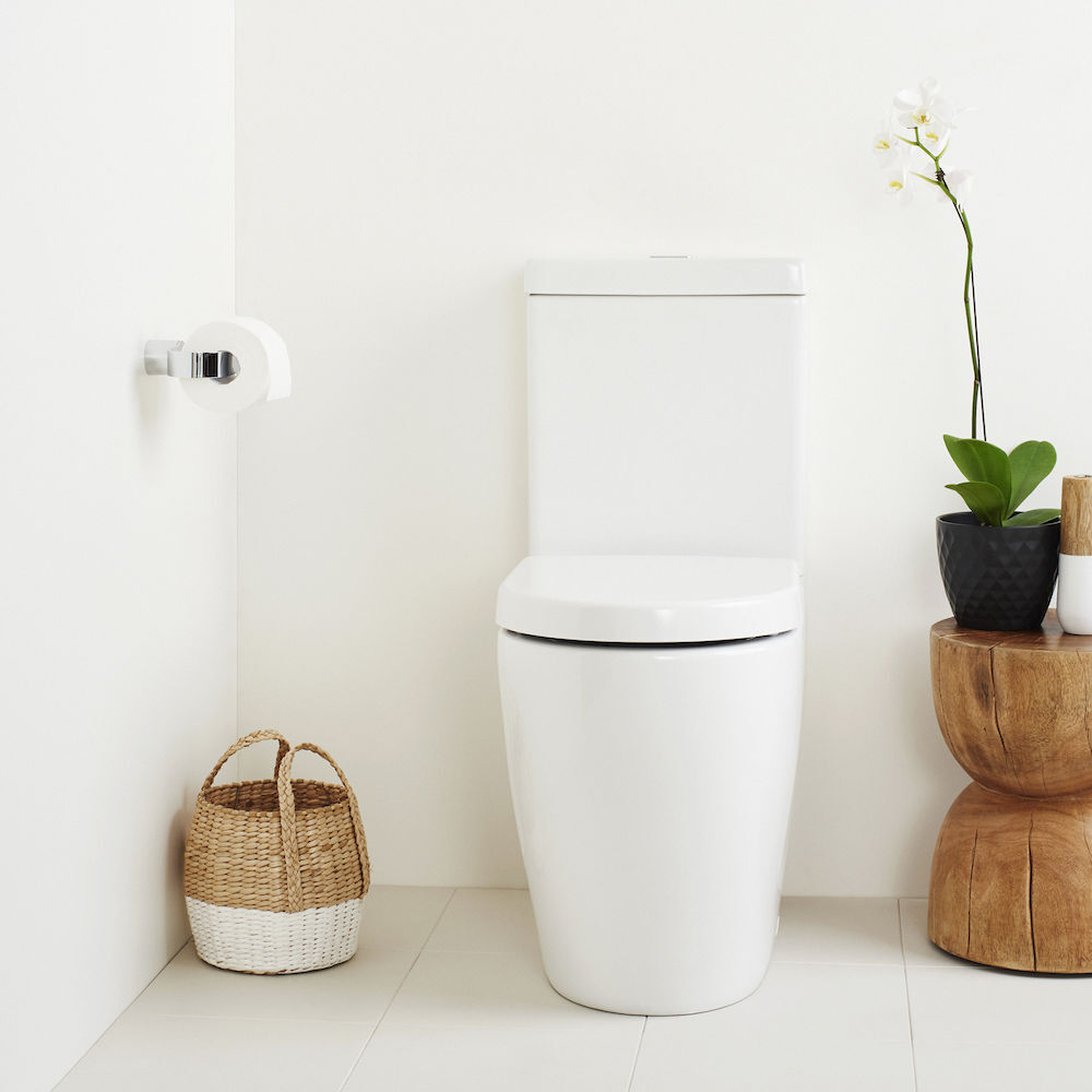 Caroma Luna Clean Flush Wall Faced Toilet Back Entry