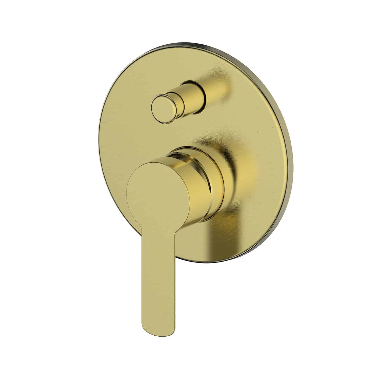 Greens Astro II Shower/Bath Diverter Mixer 150mm Brushed Brass