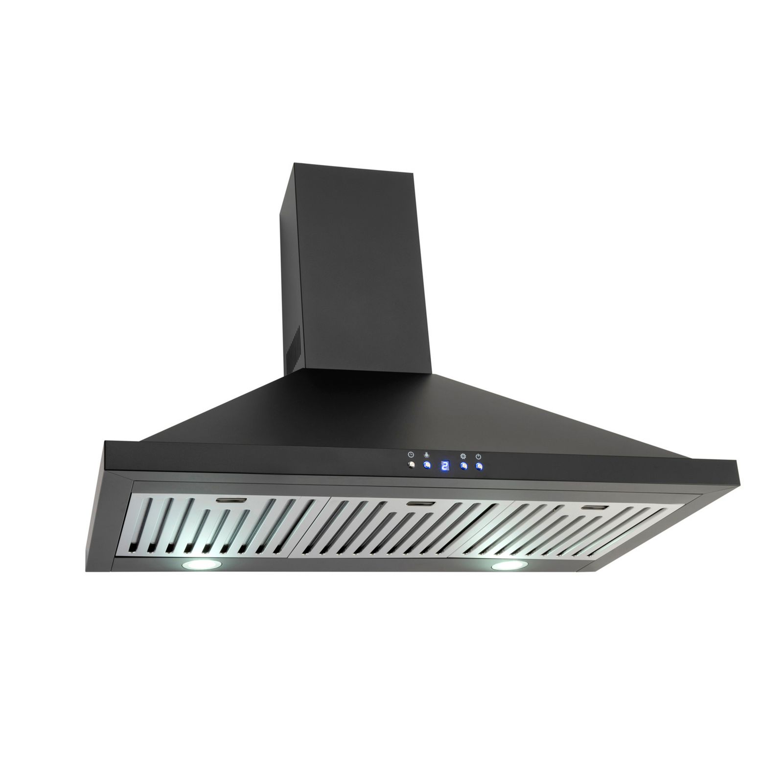 Euro Appliances EBB900BK3R 90cm Alfresco Black Canopy Rangehood