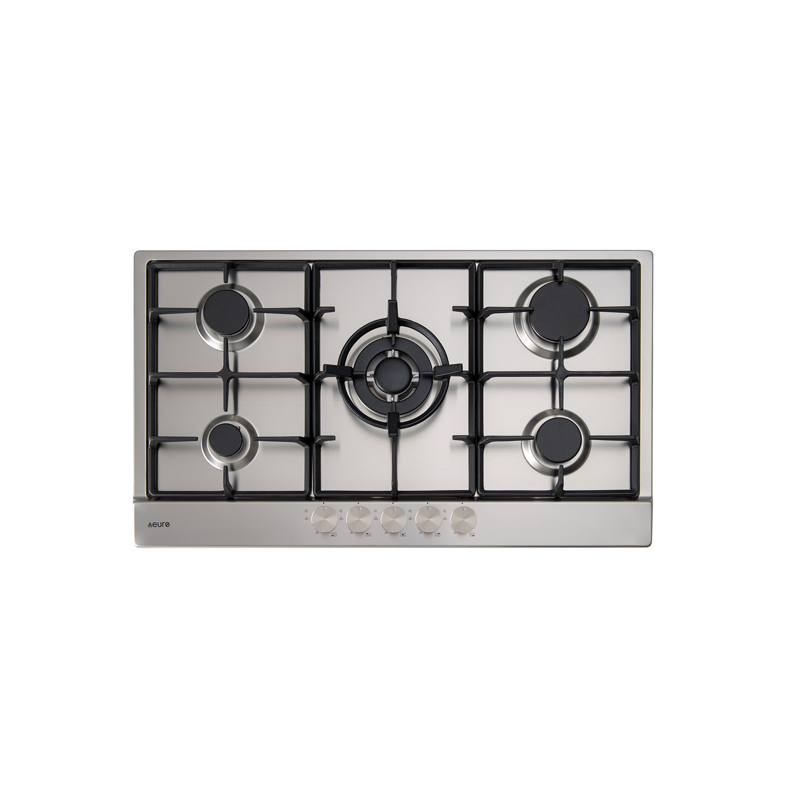 Euro Appliances ECT900GX2 90cm 5 Gas Burners with Triple Ring Wok