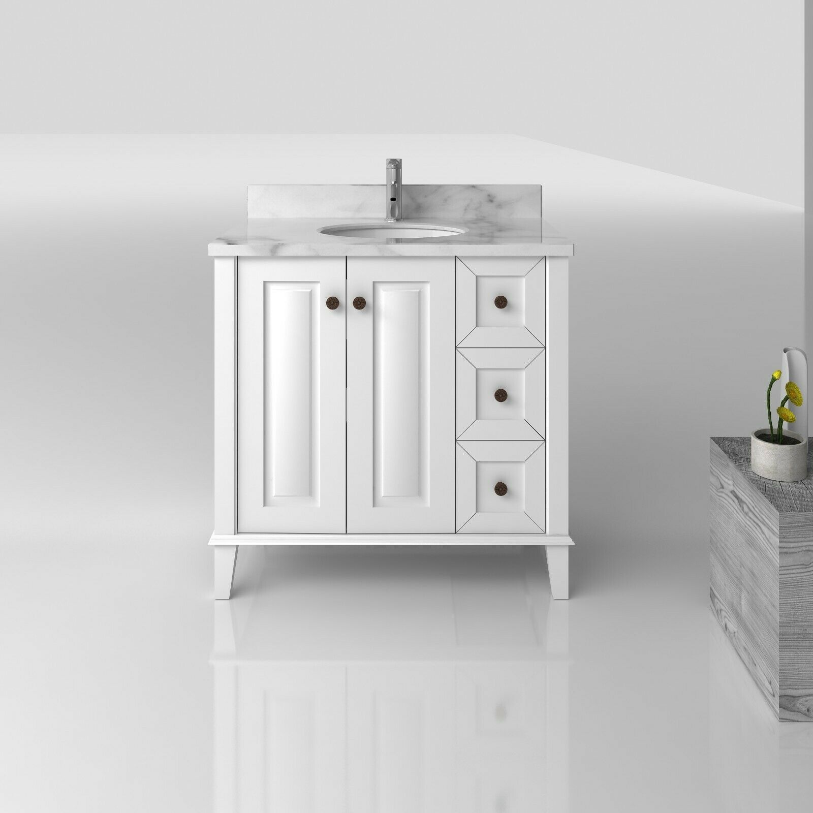 Turner Hastings Coventry Heritage 900 Mm Vanity Cabinet Italian