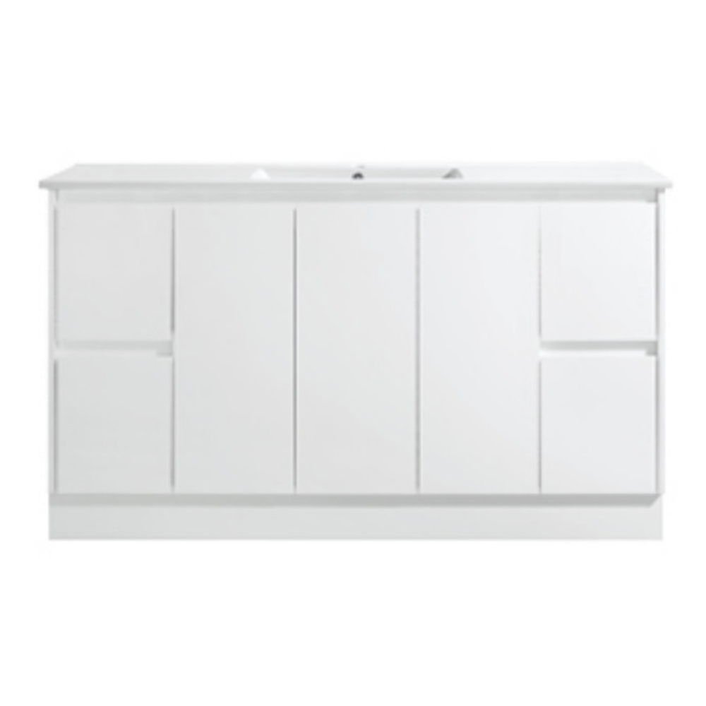 Alice 1500mm Floor Standing Vanity with Ceramic Top Ozwide