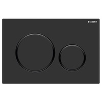Geberit Sigma 20 Button - Matte Black on Black
