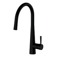 Greens Galiano Pull Out Sink Mixer - Matte Black