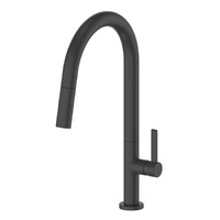 Greens Luxe Pull Down Swivel Spout Dual Function Sink Mixer Matte Black