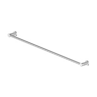 Greens Textura Single Towel Rail Holder Brushed Stainless