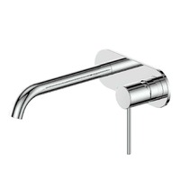 Greens Gisele 190mm Wall Basin Mixer With Faceplate Chrome
