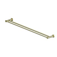Greens Gisele 762mm Double Towel Rail Brushed Brass