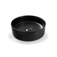 Seima Nimos Arko 027 400mm Round Basin Above Counter Black Matte