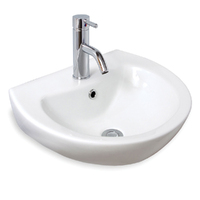 Chios Special Needs Wall Hung Basin -1 Tap Hole 