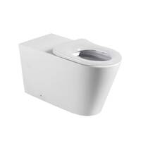 Seima Modia 800mm Care Floor Mount Rimless Toilet Pan With White Seat