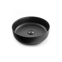 Seima Aurora Ceramic 385mm Above Counter Round Basin Black