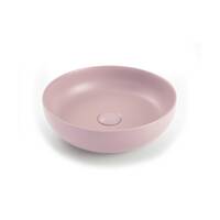 Seima Aurora Bowl Ceramic 380mm Above Counter Round Basin Rose Quartz