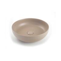 Seima Aurora Bowl Ceramic 380mm Smoky Taupe Above Counter Round Basin