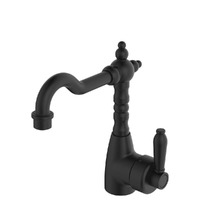 Fienza Eleanor Shepherds Crook Basin Mixer Matte Black