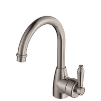 Fienza Eleanor Gooseneck Basin Mixer Brushed Nickel