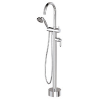 Fienza Eleanor Floor Mounted Bath Mixer Chrome