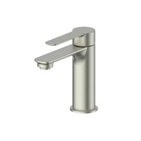 Greens Astro II Fixed Spout Basin Mixer Brushed Nickel Tap