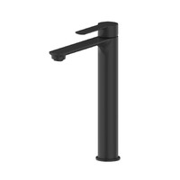 Greens Astro II Fixed Spout Tower Basin Mixer Matte Black Tap
