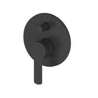 Greens Astro II Shower/Bath Diverter Mixer 150mm Matte Black