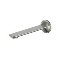 Greens Astro II Fixed Bath Spout 203mm Brushed Nickel