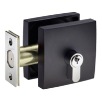 Gainsborough Single Cylinder Deadbolt-Matte Black