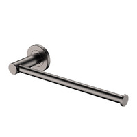 KAYA Dual Towel Rail/Roll Holder Gun Metal