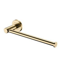 KAYA Dual Towel Rail/Roll Holder Urban Brass