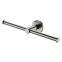 Kaya Double Roll Holder Brushed Nickel  