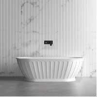 Otti Attica Kensington AKBT-1700-MW Freestanding 1700mm Bath Tub Matte White