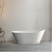 Otti Attica ALBT-1500 London Freestanding 1500mm Bath Tub Gloss White