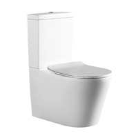 BelBagno BB007CPR Geberit Flay-R Rimless Nano Glaze Toilet Suite
