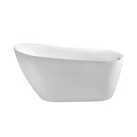 BelBagno BB15-1500 Romano 1500mm Freestanding Bath Tub Acrylic White