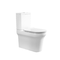 BelBagno BB829CP Gebrit Vella Ceramic Rimless Nano Glaze Toilet Suite