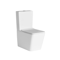 BelBagno BB8363CPR Gebrit Ardente-R Ceramic Rimless Nano Glaze Toilet Suite