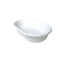 Turner Hastings Blanche 53x36 TitanCast Above Counter Basin Silk White