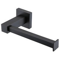 Fluire Cubo Toilet Roll Holder-Matte Black