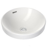 CLARK Round Inset Basin 400 No Tap Hole