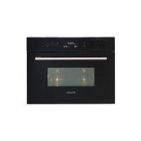 Euro Appliances EO45SMWB 45cm Black Combi Microwave and Steam Oven