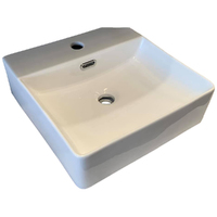Fluire Enzo 420mm Above Counter Ceramic Basin-1 Tap Hole