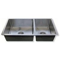 Fluire Cubo 1 & 3/4 Bowl 1.5 mm Stainless Steel Kitchen Sink