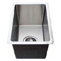 Fluire Cubo Small Single Bowl 1.5 mm Stainless Steel Sink