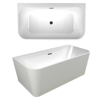 Seima Fotia 1500 mm Back To Wall Bath Tub