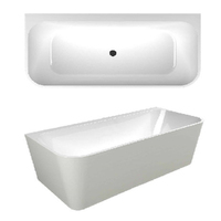 Seima Fotia 1700 mm Back To Wall Bath Tub