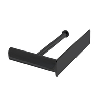 Linkware Gabe GR1704BK 304 Stainless Steel Toilet Roll Holder Matte Black