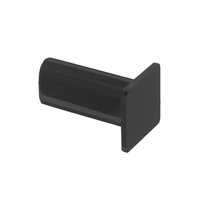 Linkware Gabe GR1706BK 304 Stainless Steel Robe Hook Matte Black