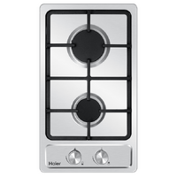 Haier HCG302WFCX3 30cm Gas 2 Burners Stainless Steel Cooktop
