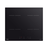 Haier HCI604TB3 60cm 4 Zone Child Lock Induction Cooktop  Black Glass