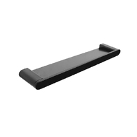 Linkware HR7503ORB Huntingwood 500mm Solid 304 Stainless Steel Shelf Black