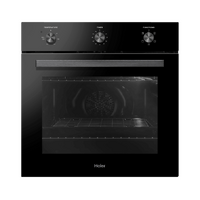 Haier HWO60S4LMB2 60cm 4 Function 66L Capacity Fan Forced Black Oven